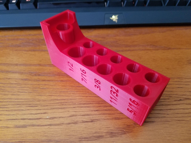 10 Piece Micro Ratchet Driver Set Holder 3D Print 339827
