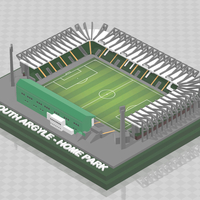 Small Plymouth Argyle - Home Park 3D Printing 339836