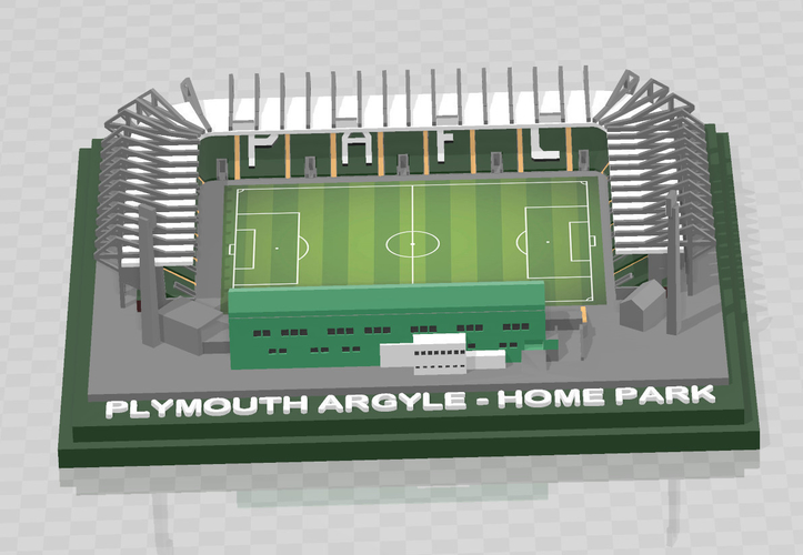 Plymouth Argyle - Home Park 3D Print 339839