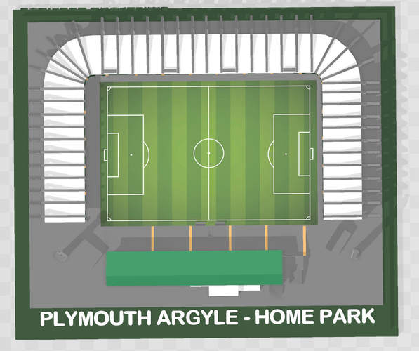 Plymouth Argyle - Home Park 3D Print 339840