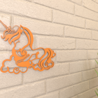 Sleepy Unicorn Wall Art - Thumbnail 2