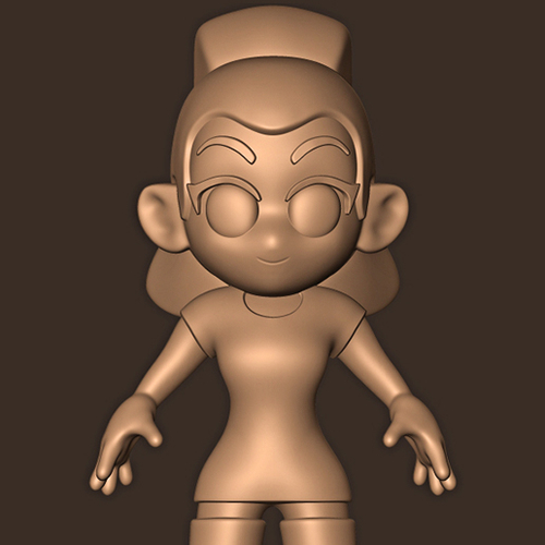 3D Printed ARIANA GRANDE CHIBI by MatteoMoscatelli | Pinshape