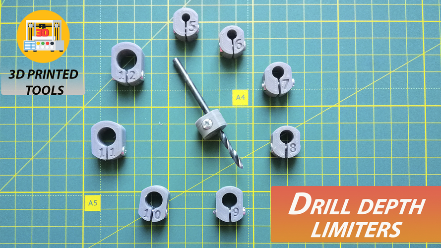 Driling depth limiters 3D Print 339998