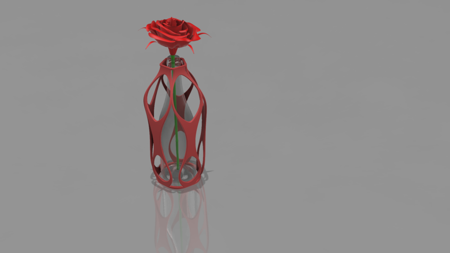 Bottle Vase 3D Print 340019