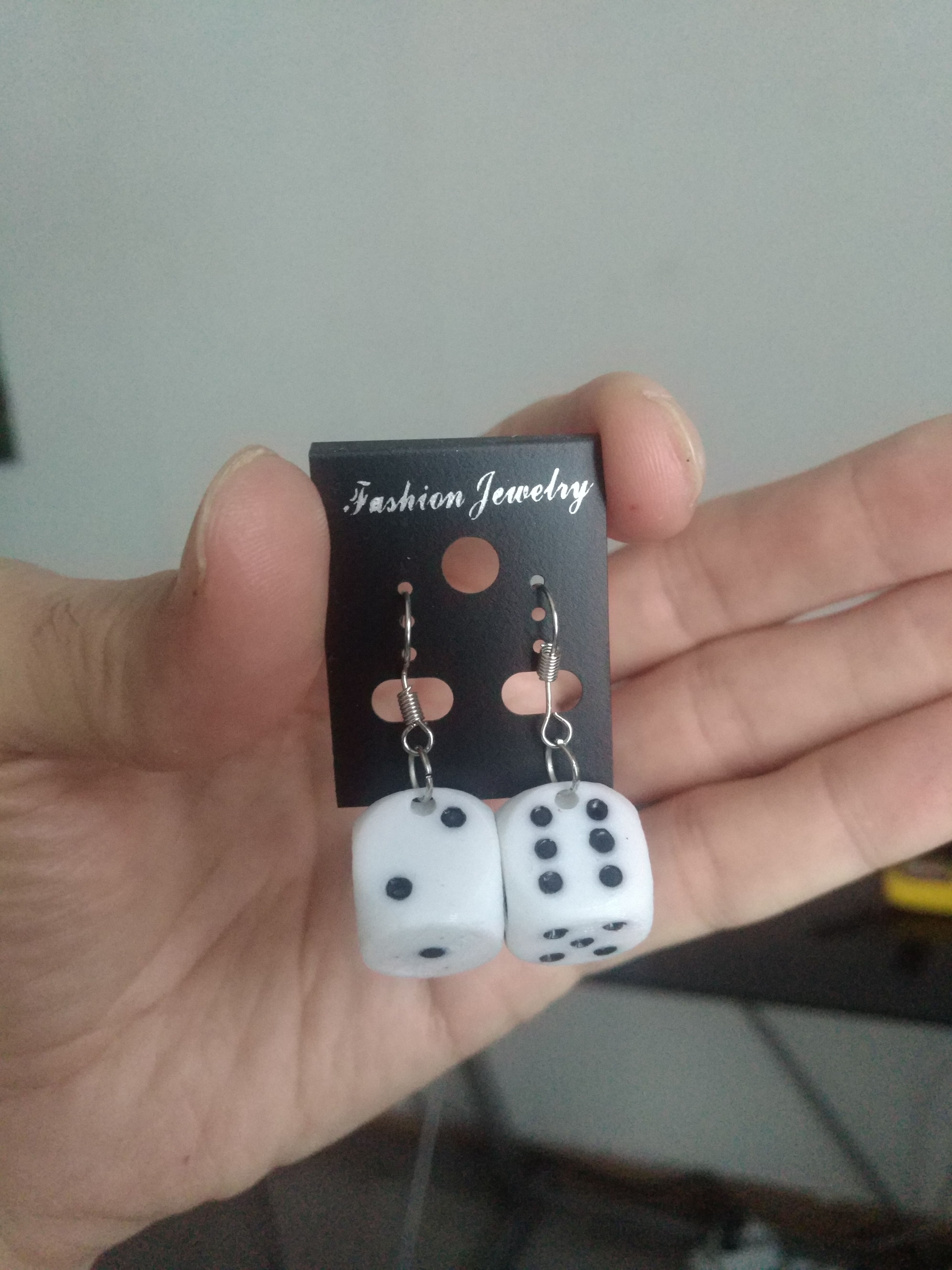 DICE EARRINGS 3D Print 340072