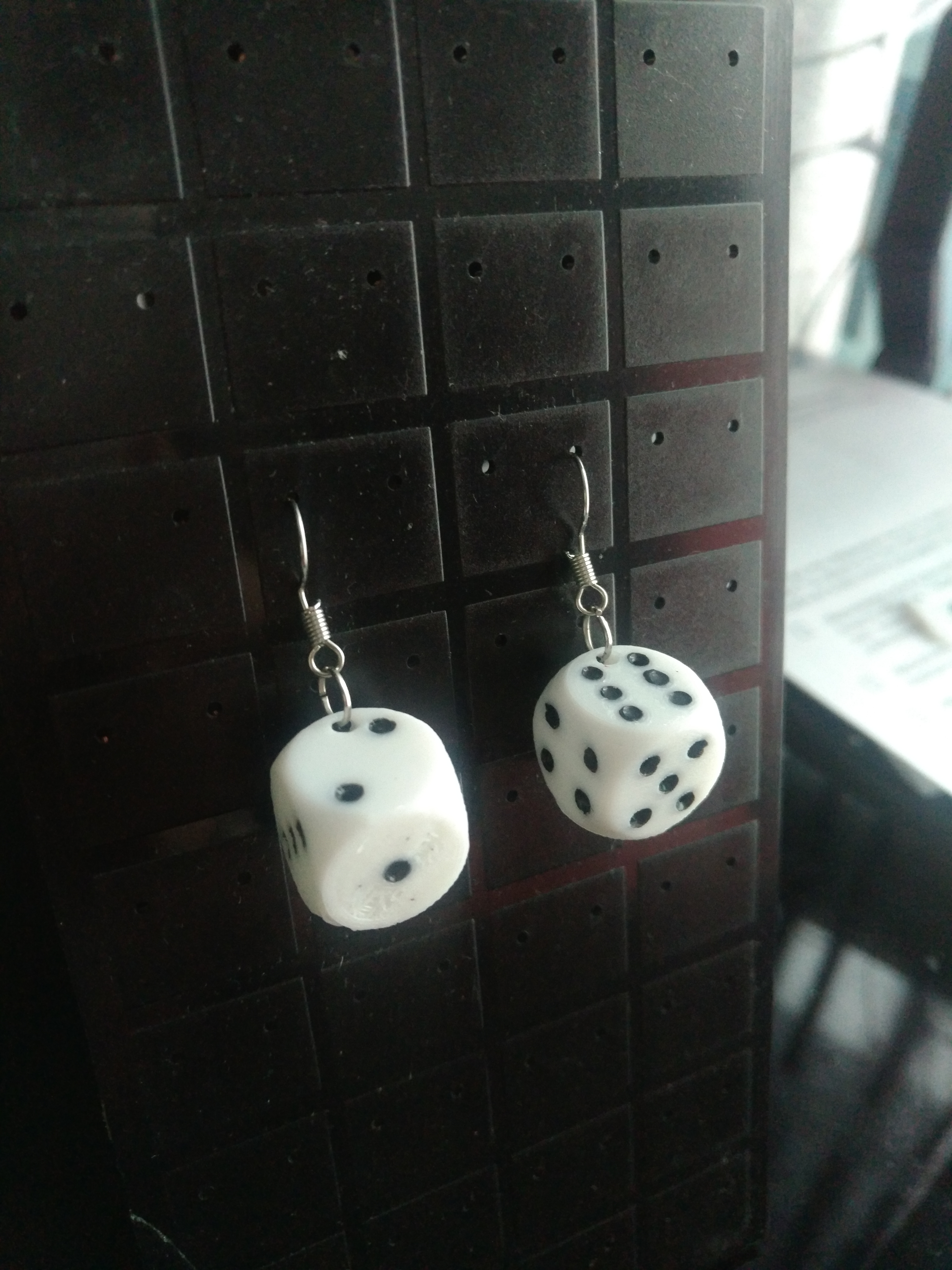 DICE EARRINGS 3D Print 340073