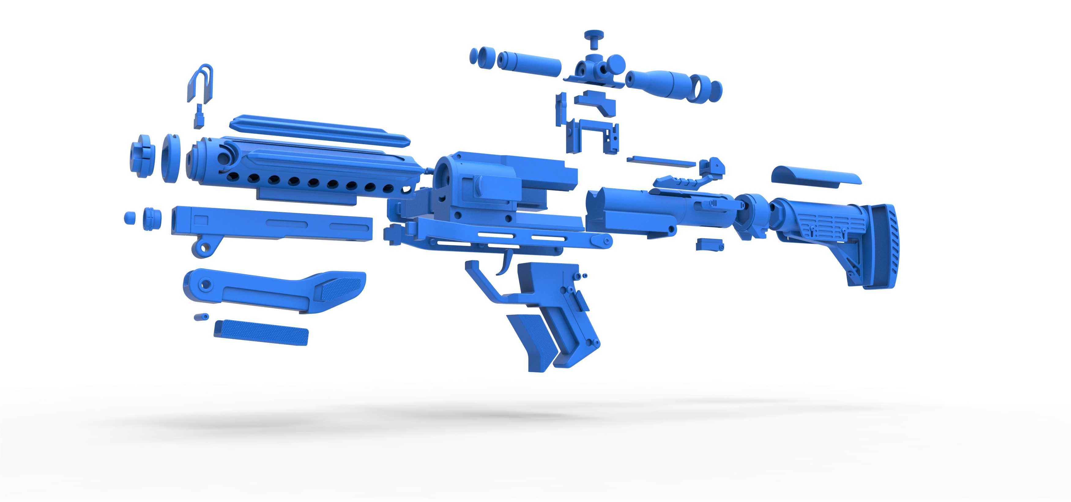 stormtrooper blaster 3d model