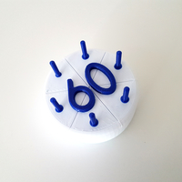 Birthday Cake '60' - Thumbnail 3