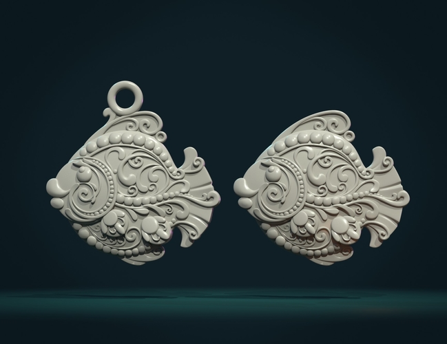 Ornate Fish 3D Print 340191