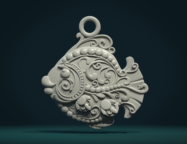 Ornate Fish 3D Print 340194