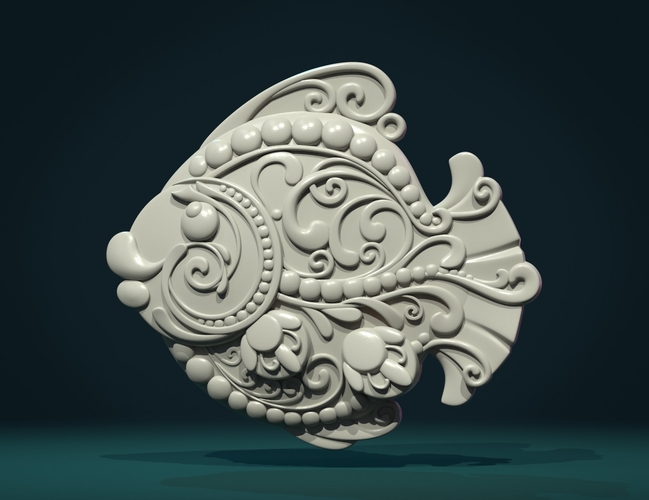 Ornate Fish 3D Print 340206