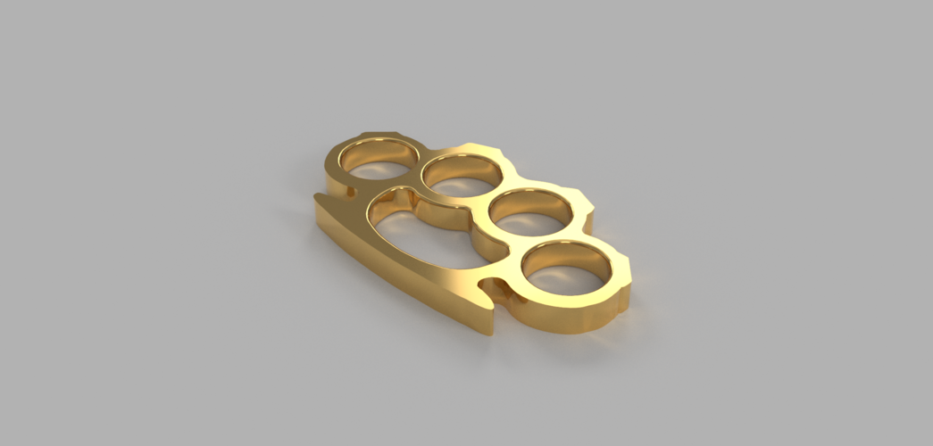 Brass Knuckles 3D Print 340226