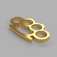 Small Brass Knuckles 3D Printing 340226