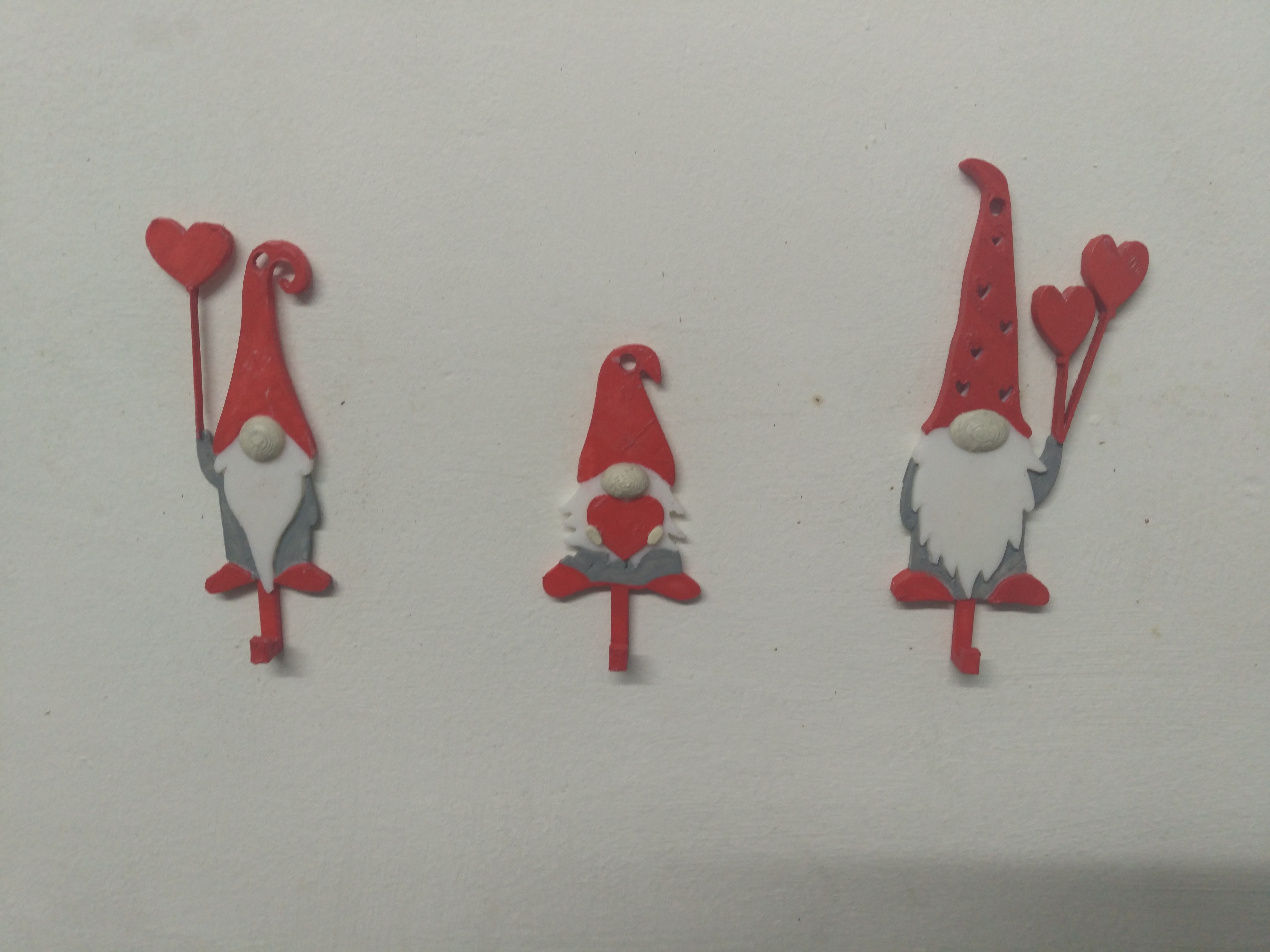 Santa Family Hooks 3D Print 340227