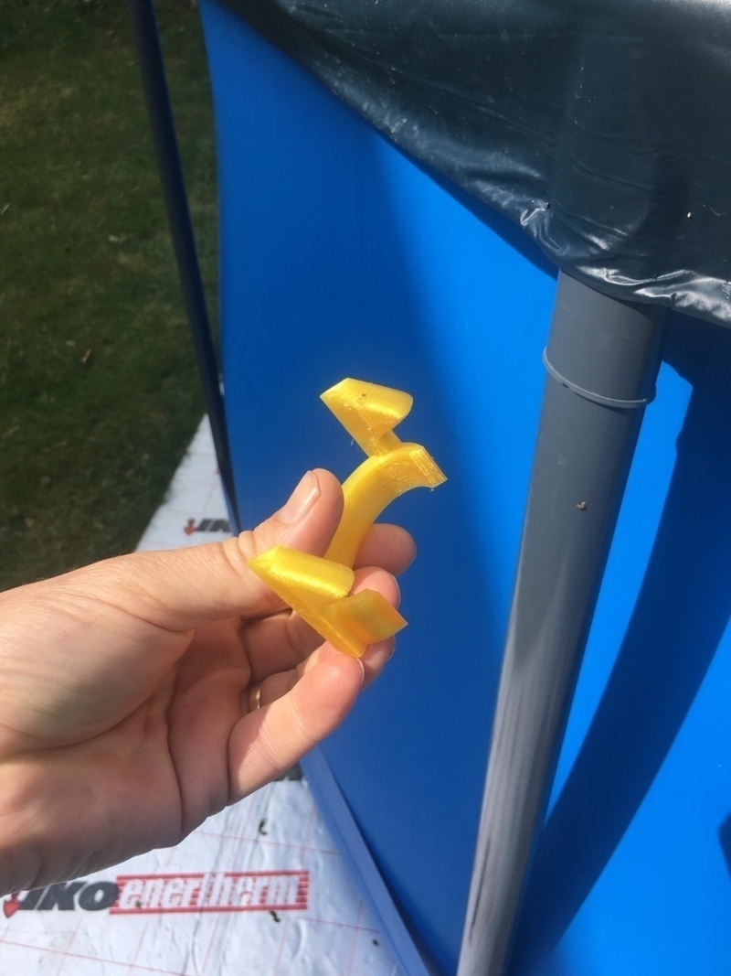 Bestway Swimming Pool Steel Pro Max Frame, cover clip.