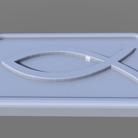 christian fish dog tag - Thumbnail 1