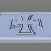 iron cross dog tag - Thumbnail 1