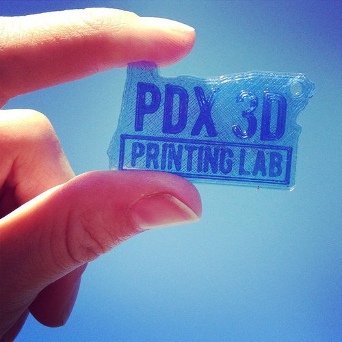 Portland 3D Printing Lab Keychain 3D Print 34036