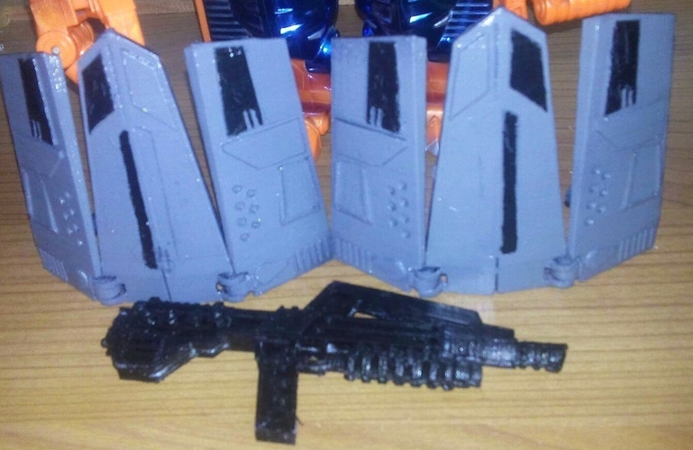 3D Printed TRANSFORMERS OPTIMAL OPTIMUS VINTAGE SHIELDS, WEAPON AND ...