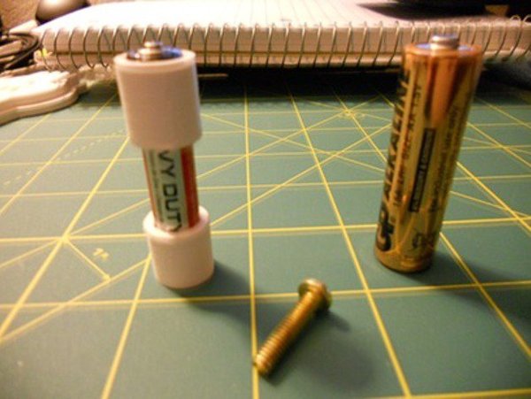 AAA battery to AA Adapter