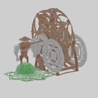 Small Water mill 3D Printing 340424