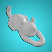Small Cat hook 3D Printing 340448