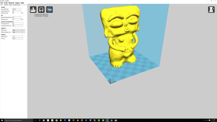 Aztec Figure 3D Print 34045