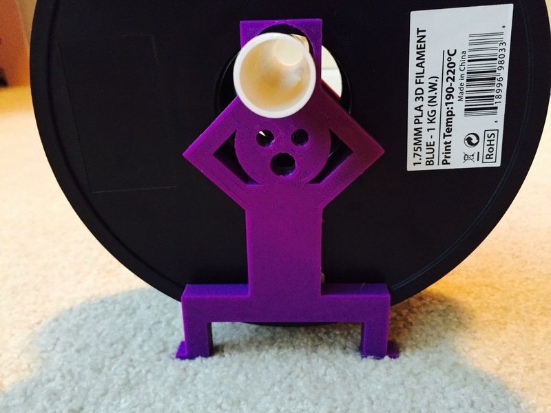 Man Holding Spool