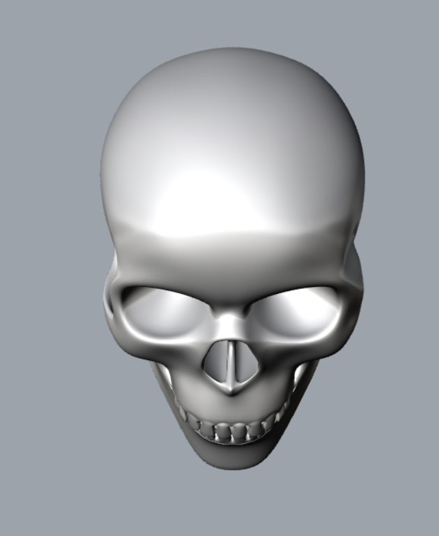 teschio - skull 3D Print 340775