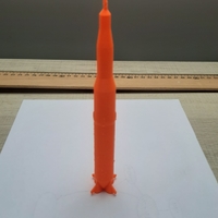 Small Saturn V small simple 3D Printing 340881