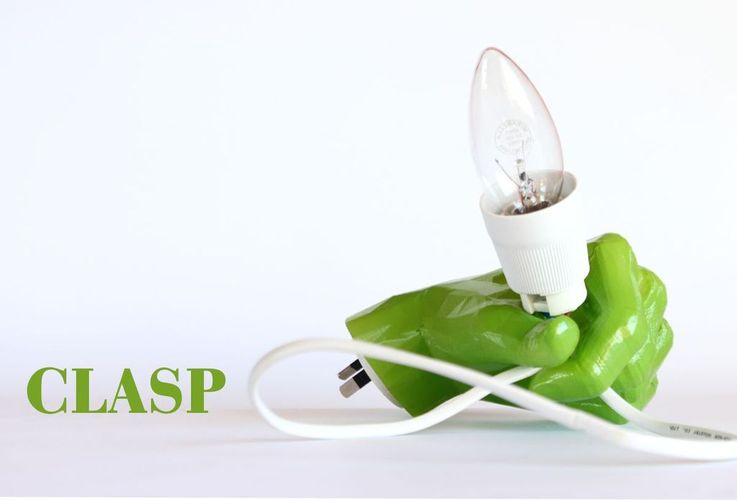 Clasp | Handy Pendant Light, Iphone Cord Dock, Power Switch Cove 3D Print 34105