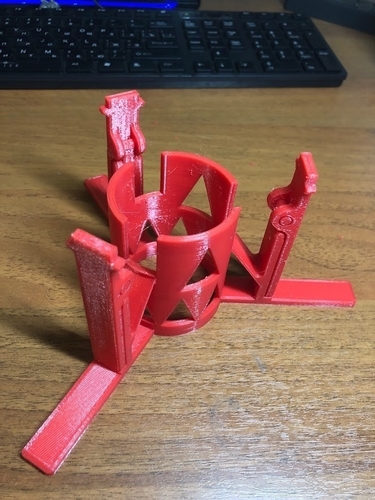 Foldable spool for the plastic 3D Print 341117
