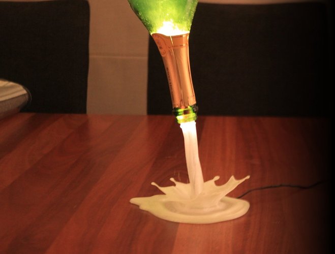 SplashLIGHT | Up-cycle Any Bottle Into a Beautiful Feature Lamp 3D Print 34135