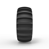 Mold for diecast rear tire for Dune Buggy Scale 1:10 - Thumbnail 7