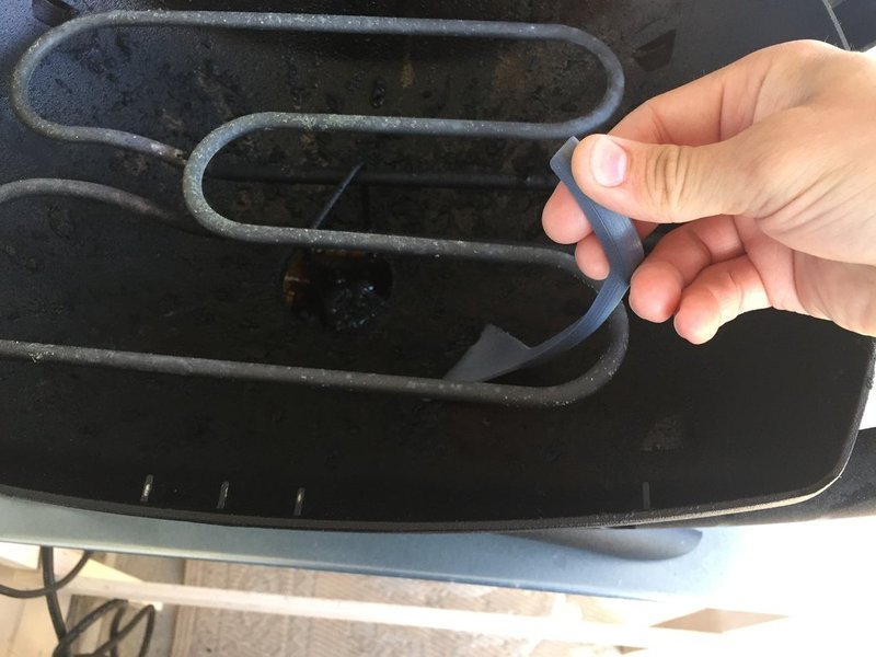 Weber Grill scrape