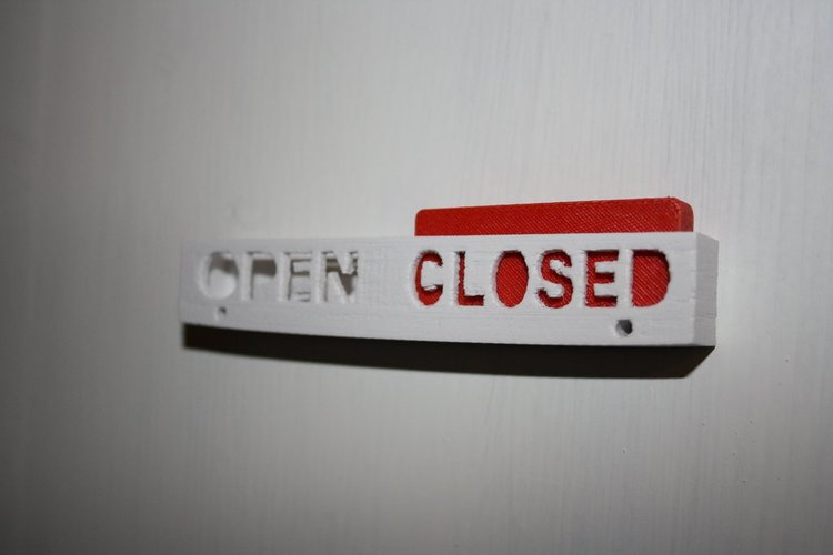 Indicator opening closure / Indicateur ouverture fermeture 3D Print 34273
