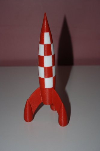 Rocket bicolor 3D Print 34290