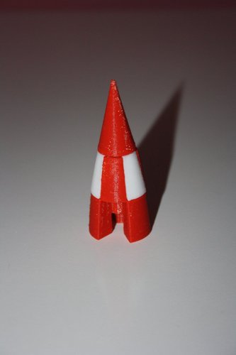 Rocket bicolor 3D Print 34294