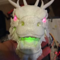 Dragon Head - With Glowing eyes and mouth - Thumbnail 2