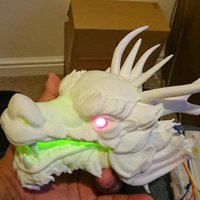 Dragon Head - With Glowing eyes and mouth (1) - Thumbnail 6