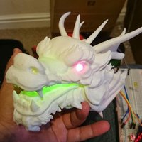 Dragon Head - With Glowing eyes and mouth (1) - Thumbnail 7