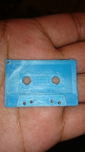 Cassette Keychain 3D Print 34438