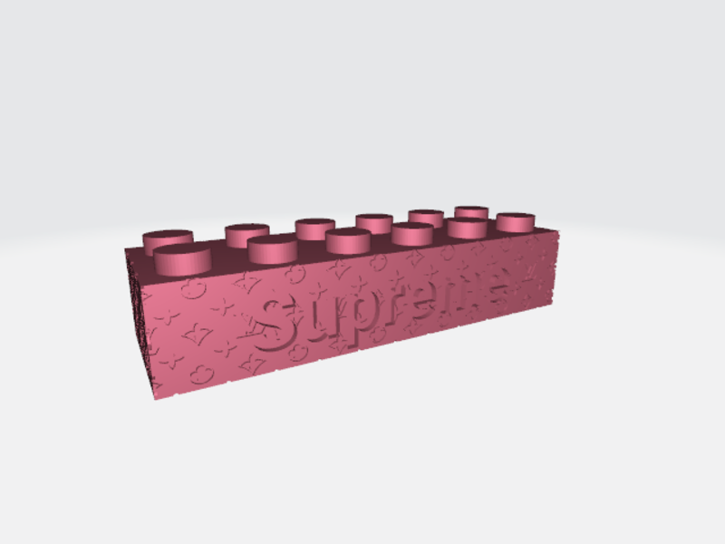 LV Supreme brick