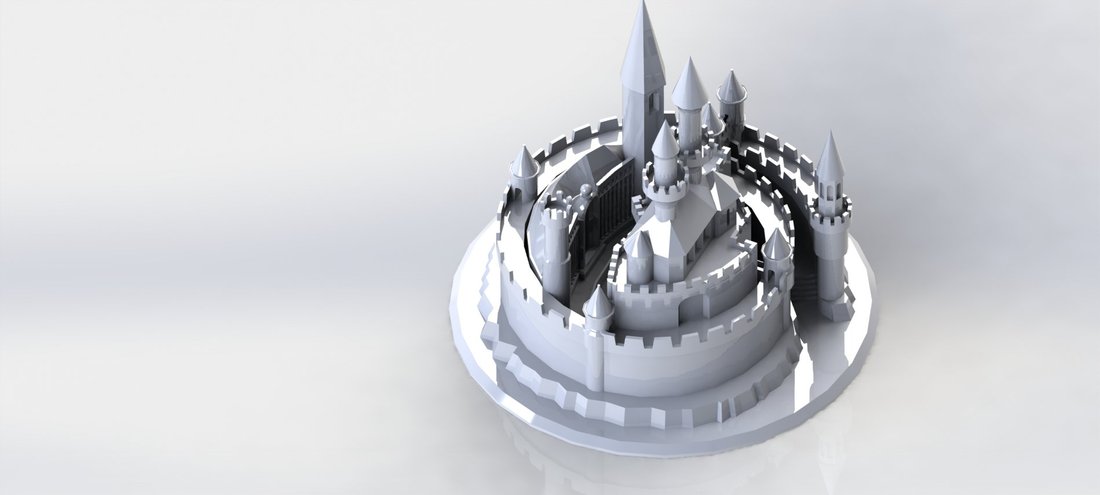 Фантастическая крепость  3D Print 34443