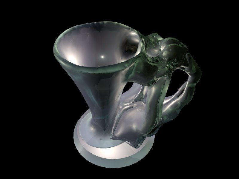 Pirate glass Flying Dutchman 