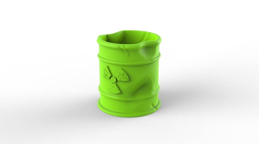 RADIOACTIVE PENCIL HOLDER 3D Print 346109