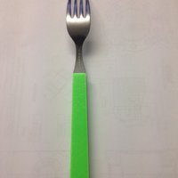 Small Fork handle 3D Printing 34616