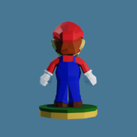 Super Mario Low Poly - Thumbnail 4