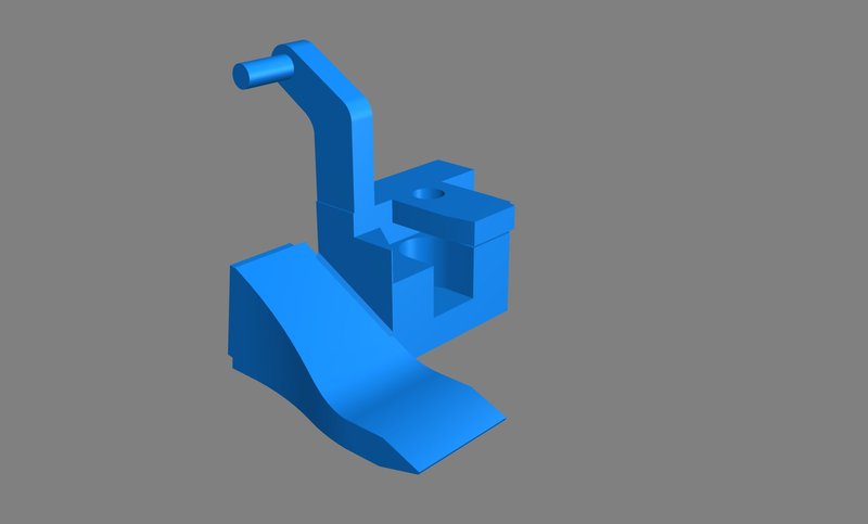 Rigidbot single head cooling fan mount