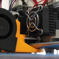 Rigidbot dual cooling fan mount - Thumbnail 4